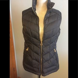 Michael Kors Black quilted Vest